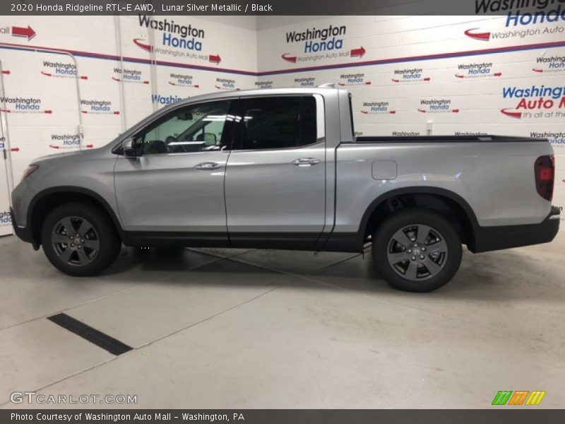 Lunar Silver Metallic / Black 2020 Honda Ridgeline RTL-E AWD