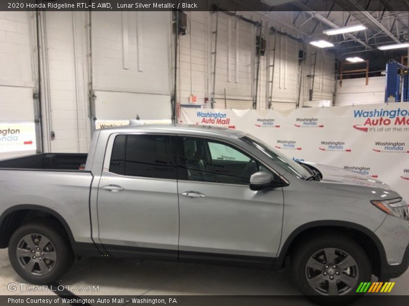 Lunar Silver Metallic / Black 2020 Honda Ridgeline RTL-E AWD