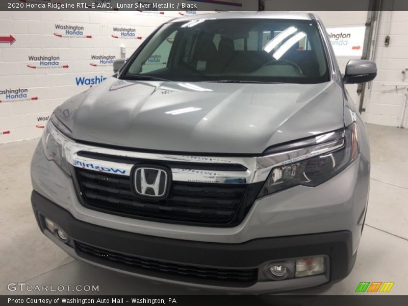 Lunar Silver Metallic / Black 2020 Honda Ridgeline RTL-E AWD