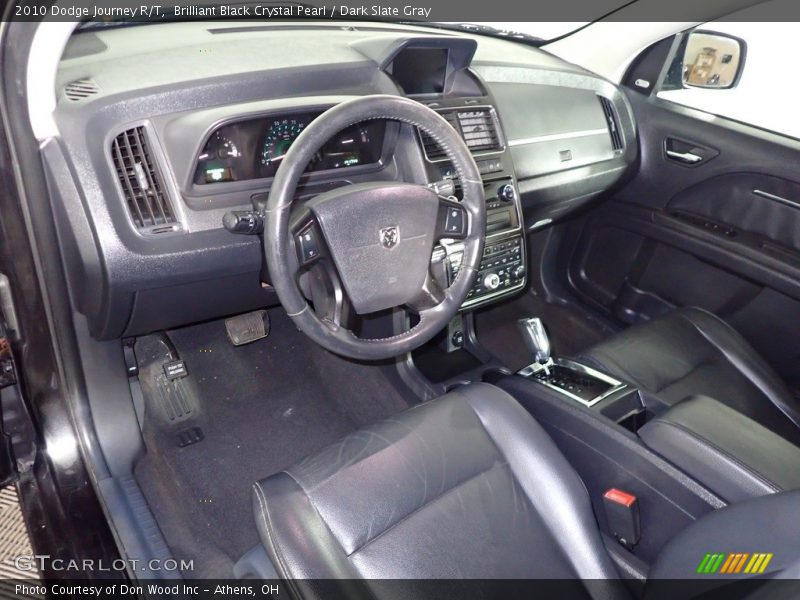 Brilliant Black Crystal Pearl / Dark Slate Gray 2010 Dodge Journey R/T