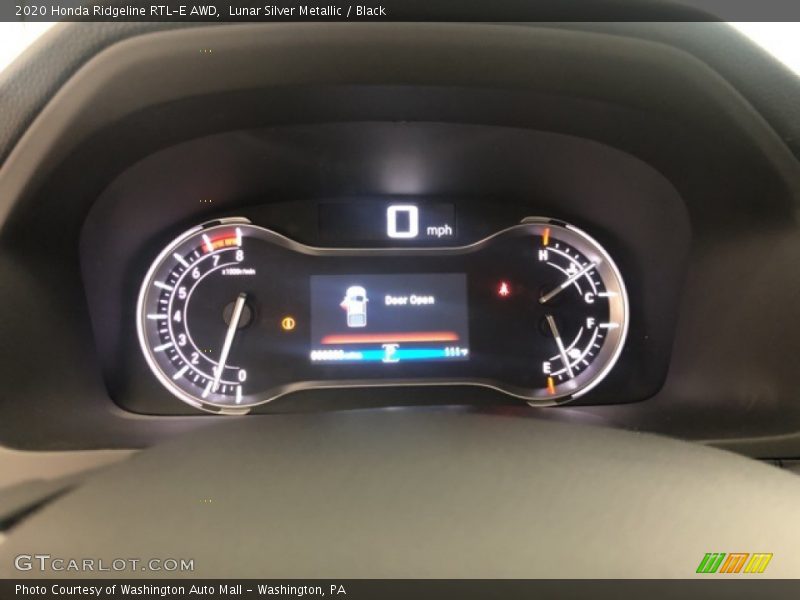 Lunar Silver Metallic / Black 2020 Honda Ridgeline RTL-E AWD