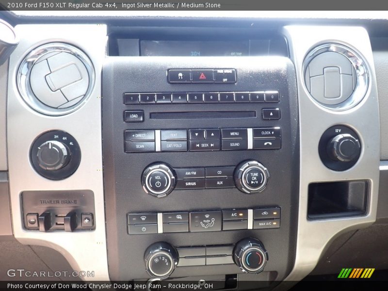 Controls of 2010 F150 XLT Regular Cab 4x4