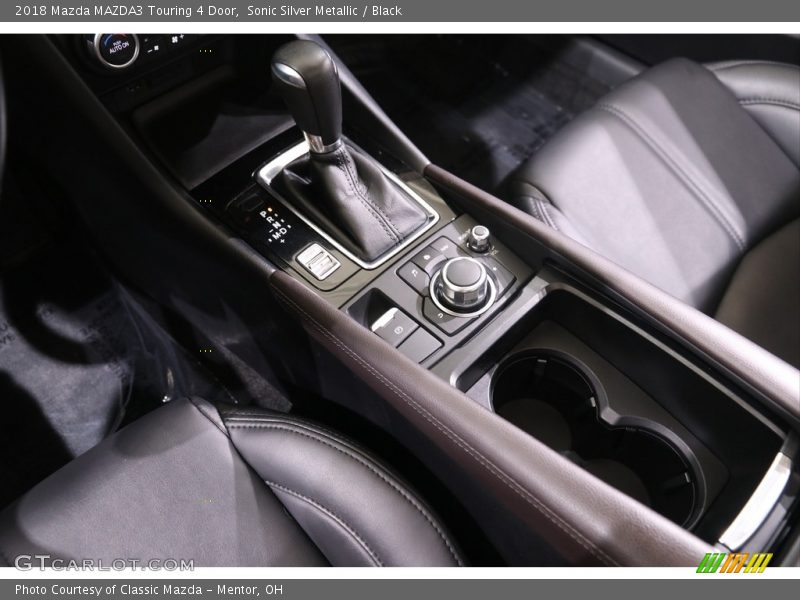 Sonic Silver Metallic / Black 2018 Mazda MAZDA3 Touring 4 Door