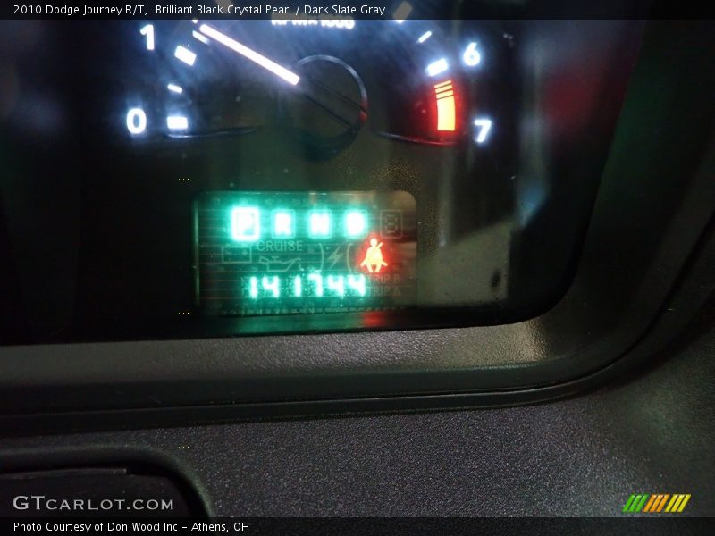 Brilliant Black Crystal Pearl / Dark Slate Gray 2010 Dodge Journey R/T
