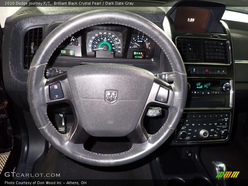 Brilliant Black Crystal Pearl / Dark Slate Gray 2010 Dodge Journey R/T