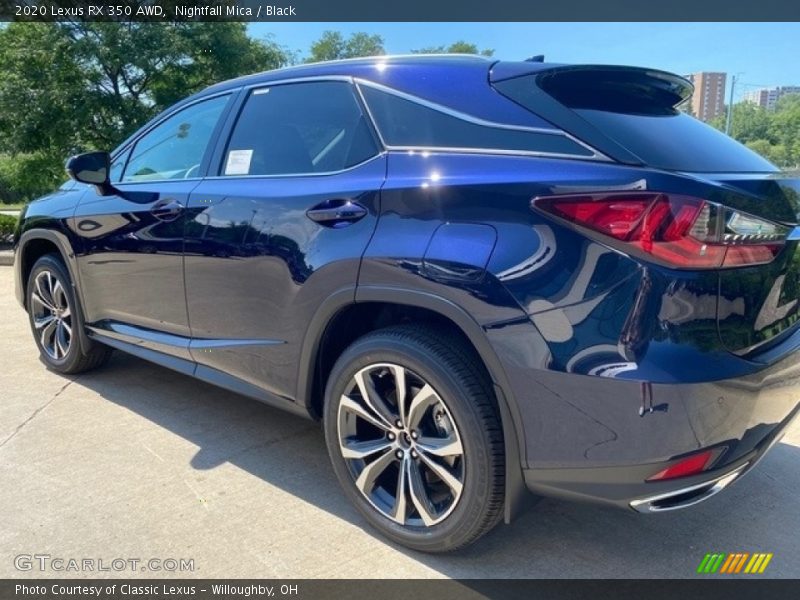 Nightfall Mica / Black 2020 Lexus RX 350 AWD