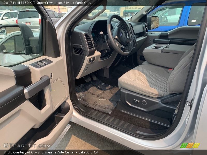 Ingot Silver / Earth Gray 2017 Ford F150 XLT SuperCrew