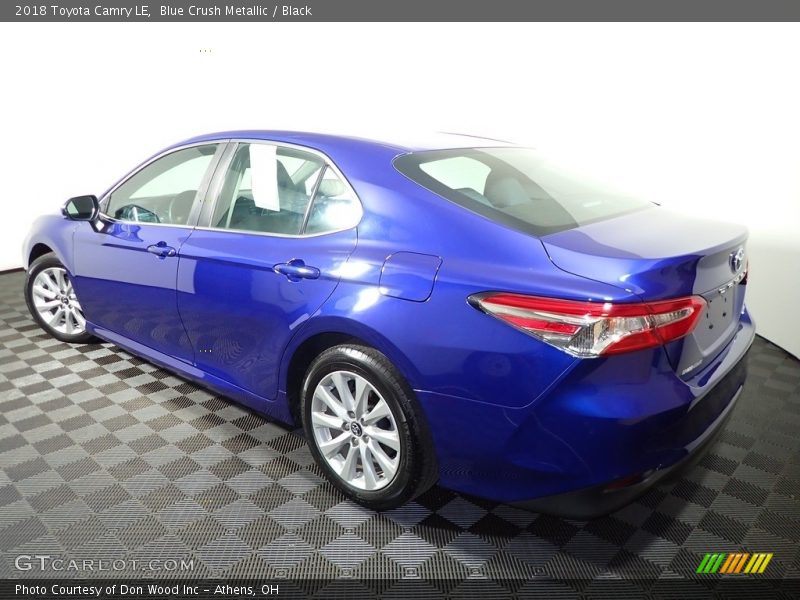 Blue Crush Metallic / Black 2018 Toyota Camry LE