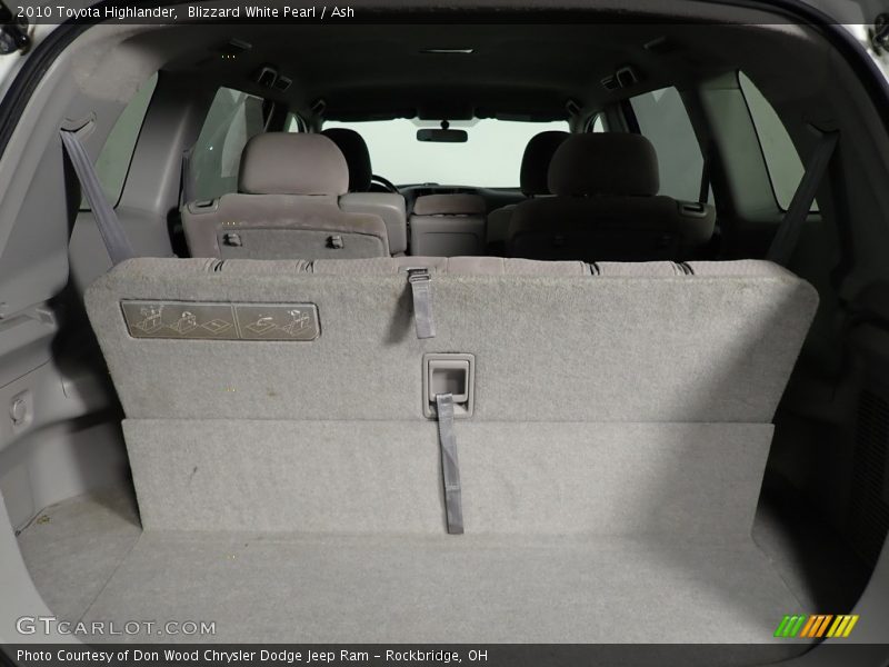 Blizzard White Pearl / Ash 2010 Toyota Highlander