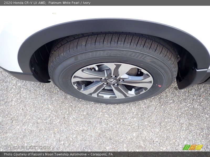 Platinum White Pearl / Ivory 2020 Honda CR-V LX AWD