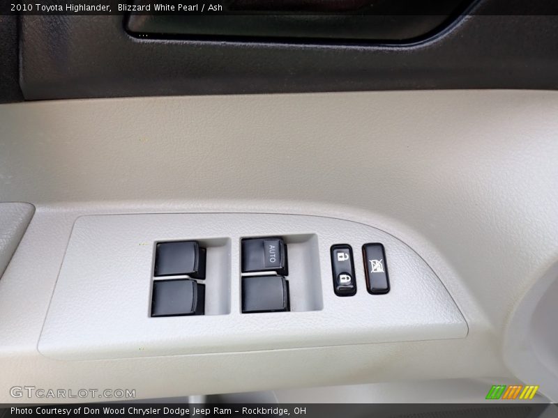 Blizzard White Pearl / Ash 2010 Toyota Highlander