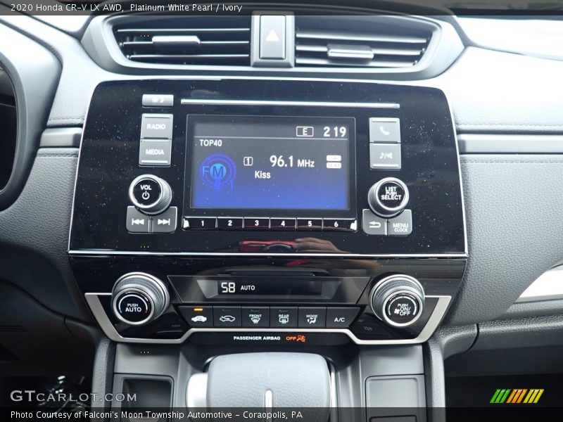 Platinum White Pearl / Ivory 2020 Honda CR-V LX AWD