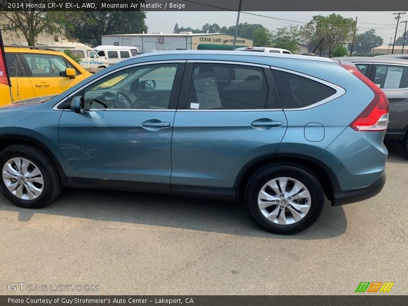 Mountain Air Metallic / Beige 2014 Honda CR-V EX-L AWD