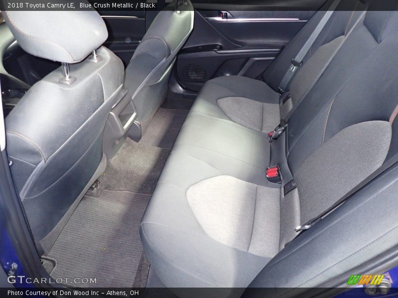 Blue Crush Metallic / Black 2018 Toyota Camry LE