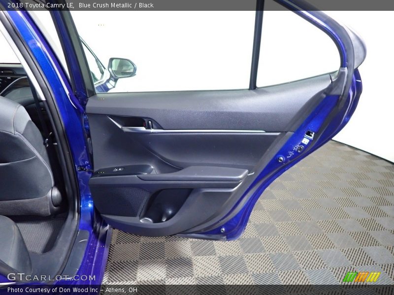 Blue Crush Metallic / Black 2018 Toyota Camry LE