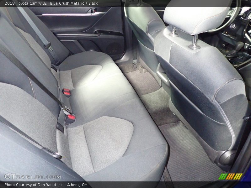 Blue Crush Metallic / Black 2018 Toyota Camry LE