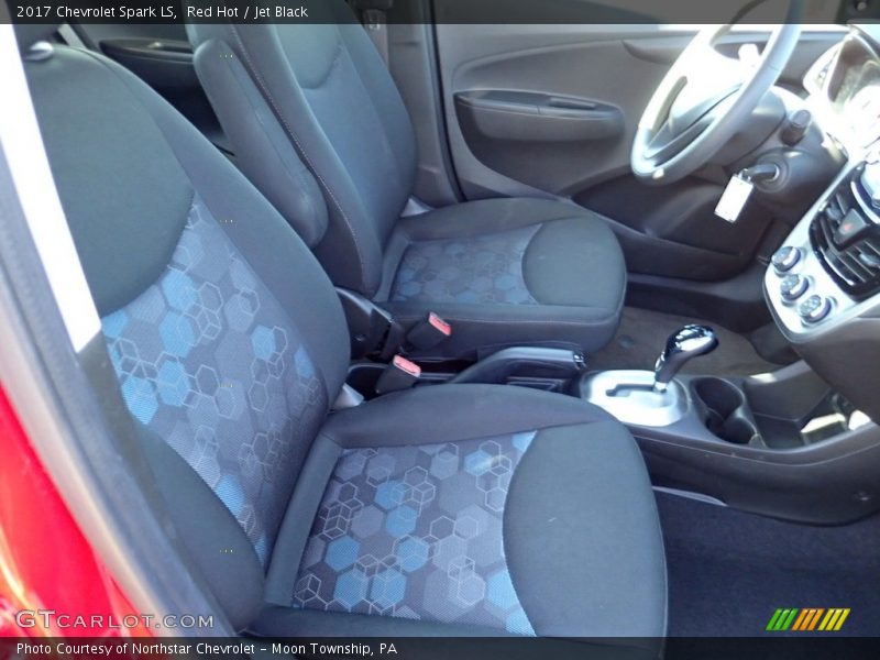 Red Hot / Jet Black 2017 Chevrolet Spark LS