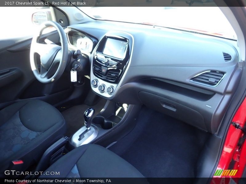Red Hot / Jet Black 2017 Chevrolet Spark LS