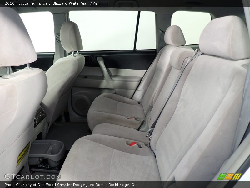 Blizzard White Pearl / Ash 2010 Toyota Highlander