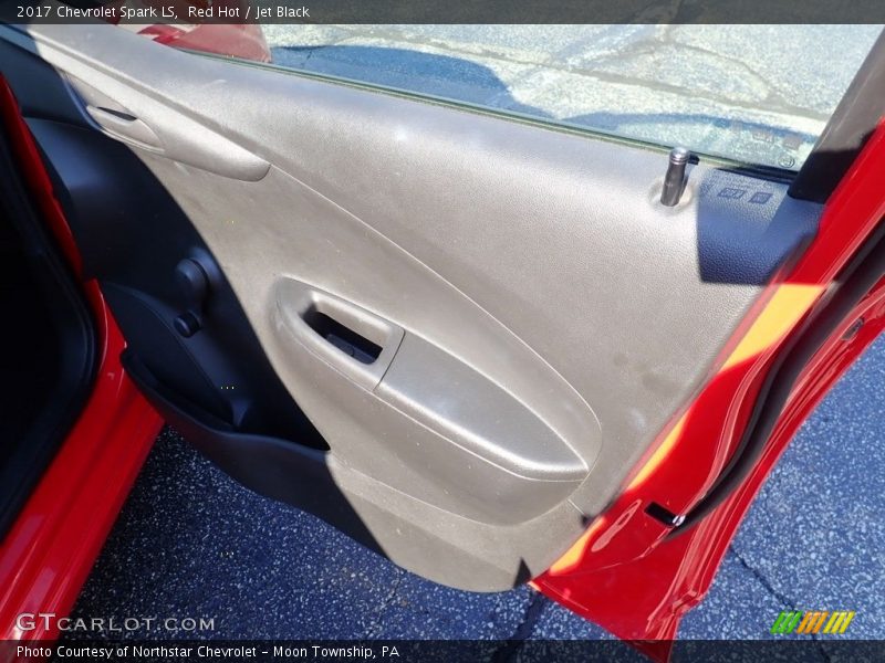 Red Hot / Jet Black 2017 Chevrolet Spark LS