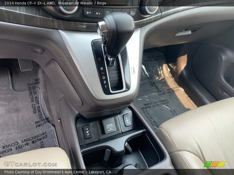 Mountain Air Metallic / Beige 2014 Honda CR-V EX-L AWD