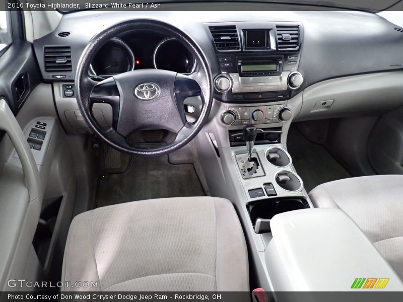 Dashboard of 2010 Highlander 