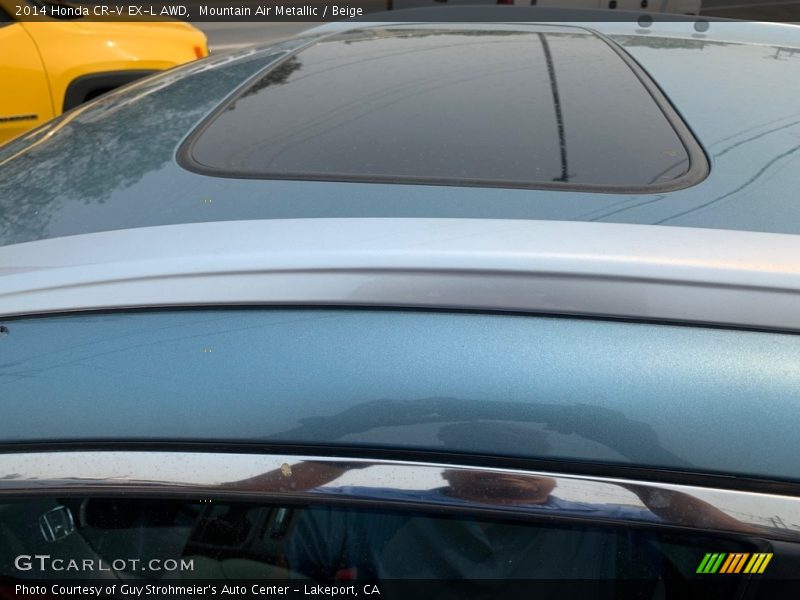 Mountain Air Metallic / Beige 2014 Honda CR-V EX-L AWD