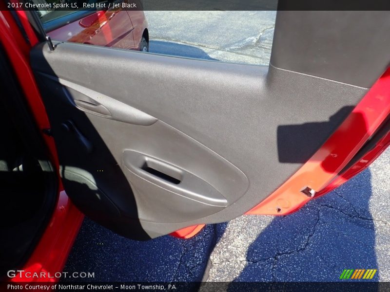 Red Hot / Jet Black 2017 Chevrolet Spark LS