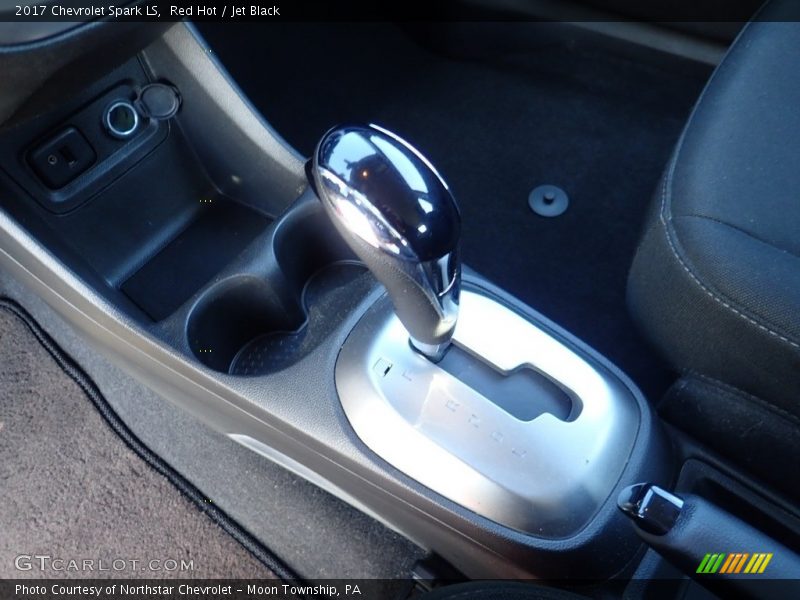 Red Hot / Jet Black 2017 Chevrolet Spark LS