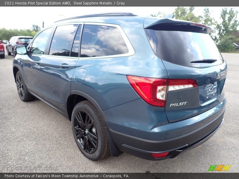 Steel Sapphire Metallic / Gray 2021 Honda Pilot Special Edition AWD