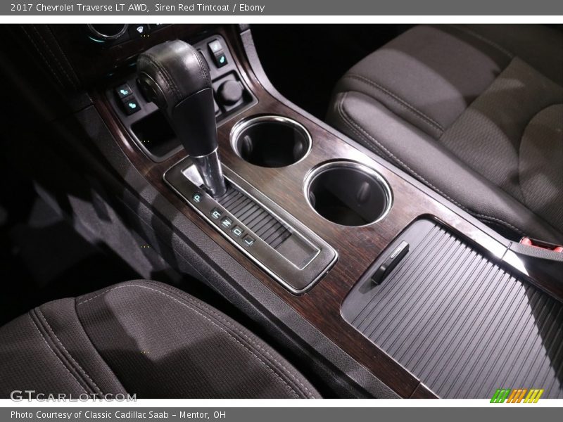 Siren Red Tintcoat / Ebony 2017 Chevrolet Traverse LT AWD