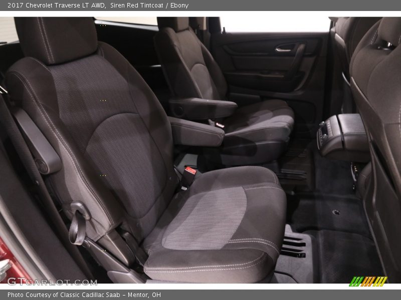 Siren Red Tintcoat / Ebony 2017 Chevrolet Traverse LT AWD
