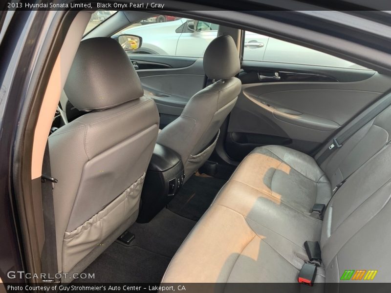Black Onyx Pearl / Gray 2013 Hyundai Sonata Limited