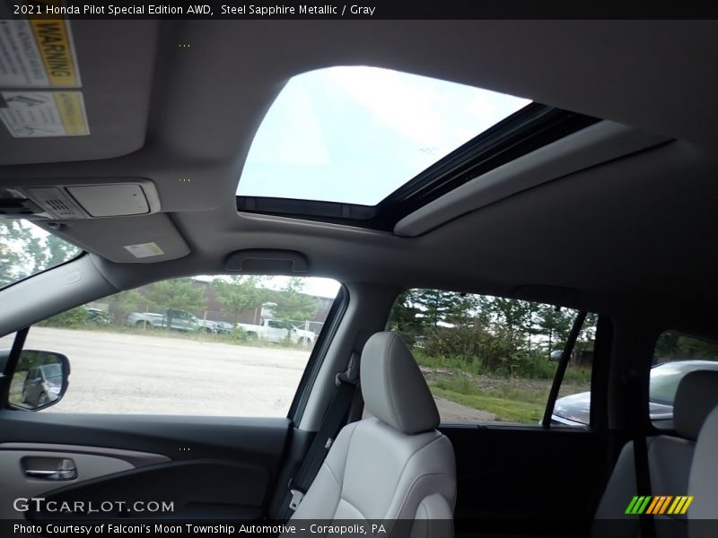 Steel Sapphire Metallic / Gray 2021 Honda Pilot Special Edition AWD