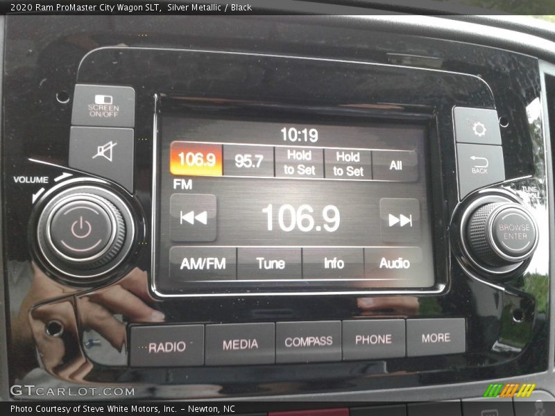 Audio System of 2020 ProMaster City Wagon SLT