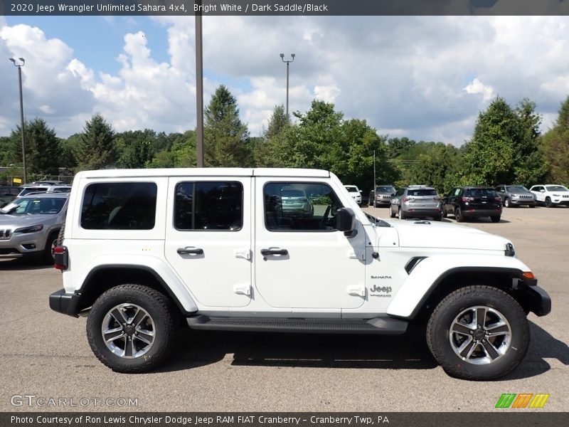 Bright White / Dark Saddle/Black 2020 Jeep Wrangler Unlimited Sahara 4x4