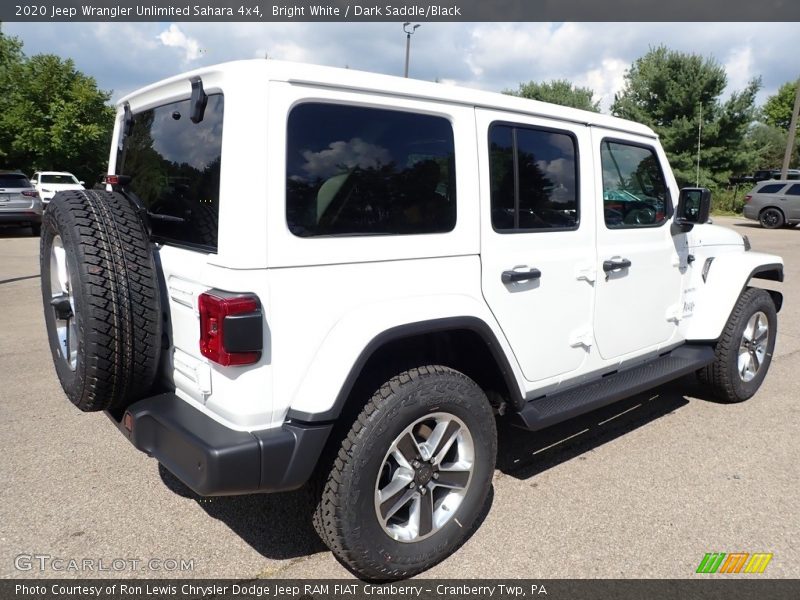 Bright White / Dark Saddle/Black 2020 Jeep Wrangler Unlimited Sahara 4x4