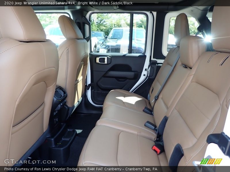 Bright White / Dark Saddle/Black 2020 Jeep Wrangler Unlimited Sahara 4x4