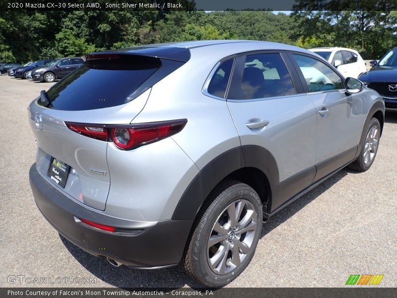 Sonic Silver Metallic / Black 2020 Mazda CX-30 Select AWD