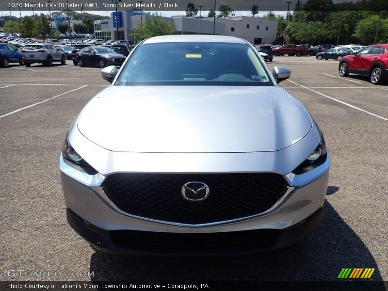 Sonic Silver Metallic / Black 2020 Mazda CX-30 Select AWD