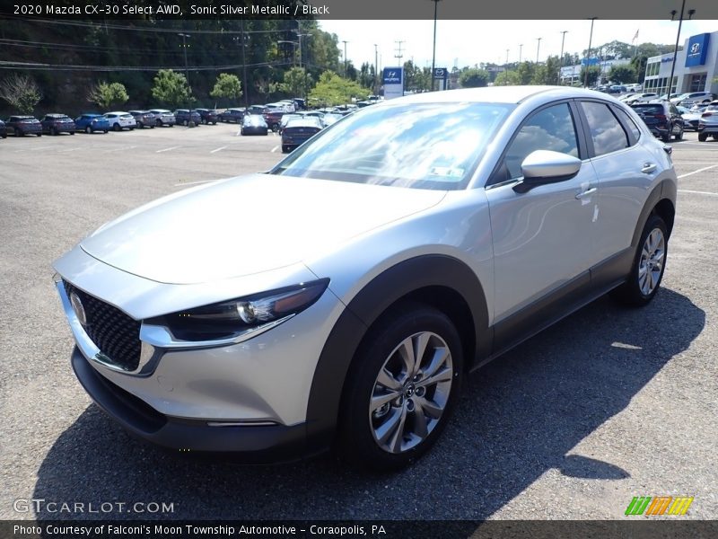Sonic Silver Metallic / Black 2020 Mazda CX-30 Select AWD