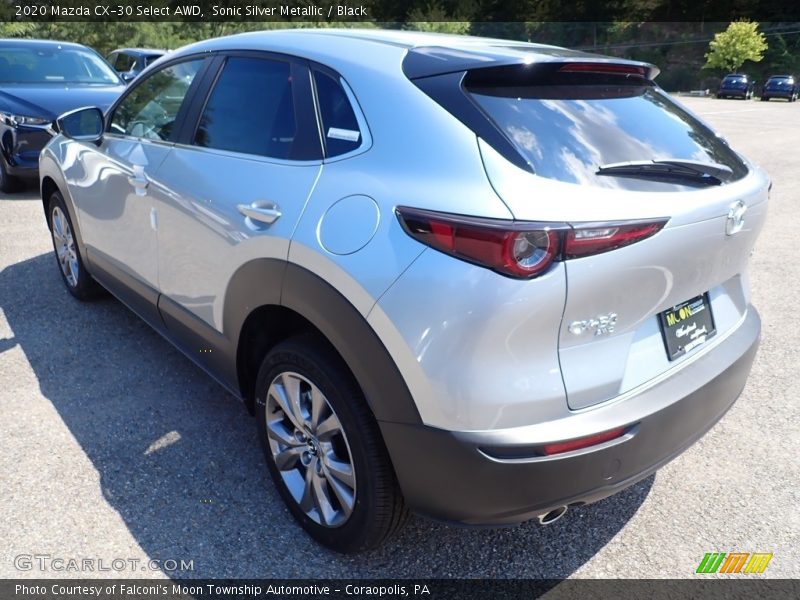 Sonic Silver Metallic / Black 2020 Mazda CX-30 Select AWD