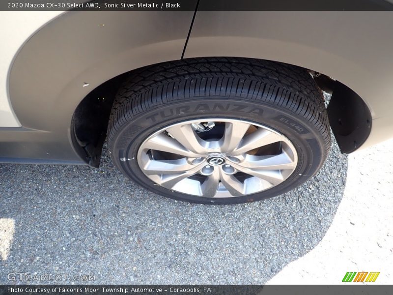 Sonic Silver Metallic / Black 2020 Mazda CX-30 Select AWD