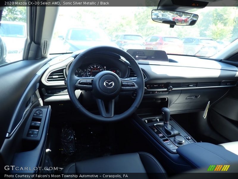 Sonic Silver Metallic / Black 2020 Mazda CX-30 Select AWD
