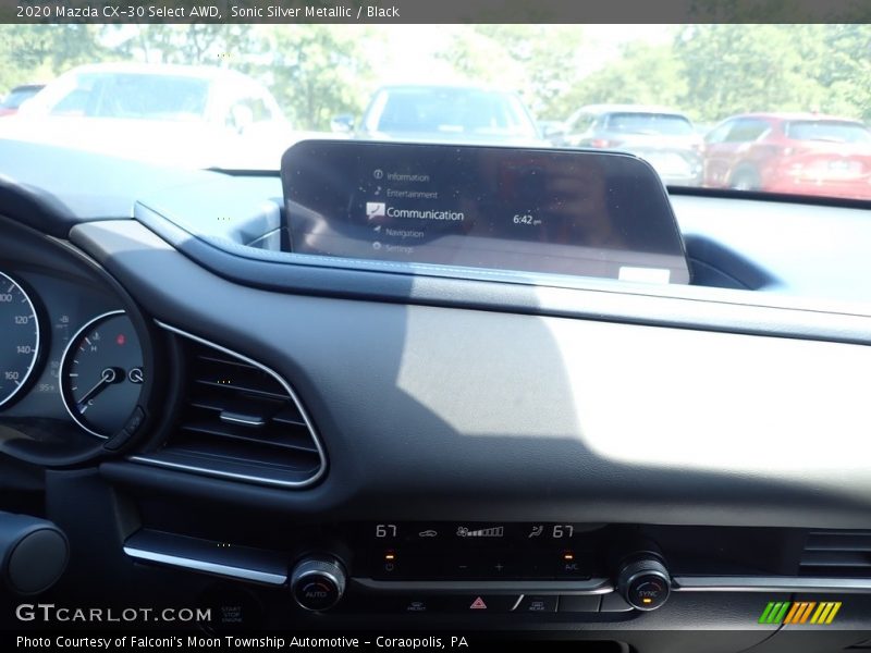 Sonic Silver Metallic / Black 2020 Mazda CX-30 Select AWD