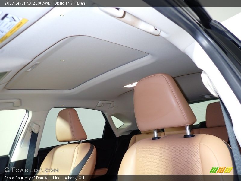 Obsidian / Flaxen 2017 Lexus NX 200t AWD
