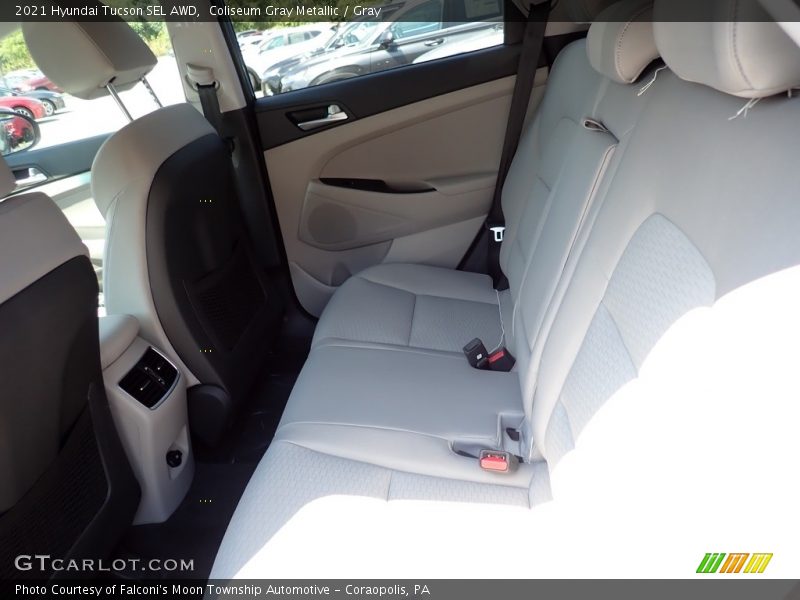 Coliseum Gray Metallic / Gray 2021 Hyundai Tucson SEL AWD