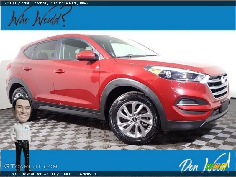 Gemstone Red / Black 2018 Hyundai Tucson SE