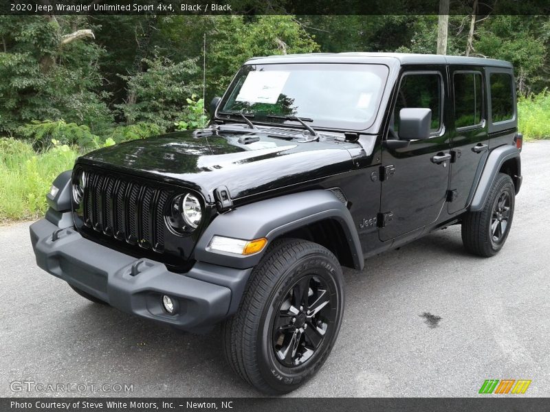 Black / Black 2020 Jeep Wrangler Unlimited Sport 4x4