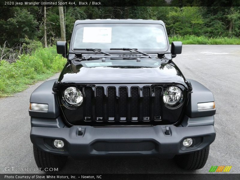 Black / Black 2020 Jeep Wrangler Unlimited Sport 4x4